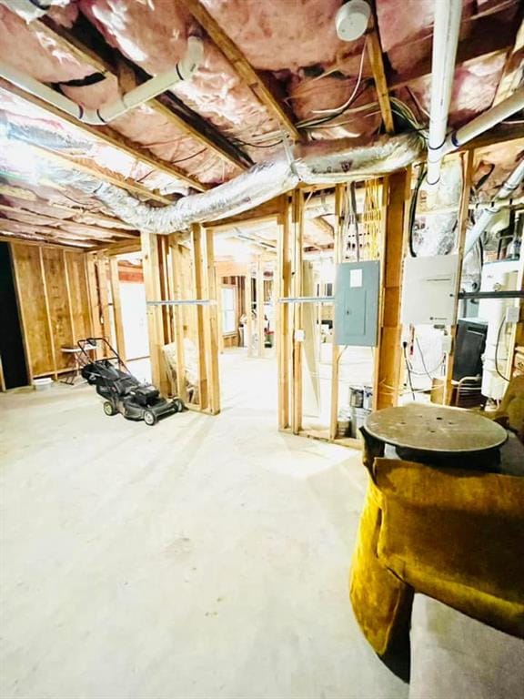 306 Mountain Laurel Walk, Canton, GA 30114 - unfinished below grade area with electric panel