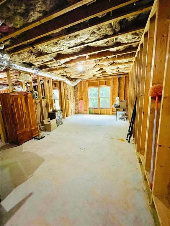 306 Mountain Laurel Walk, Canton, GA 30114 - miscellaneous room featuring unfinished concrete floors