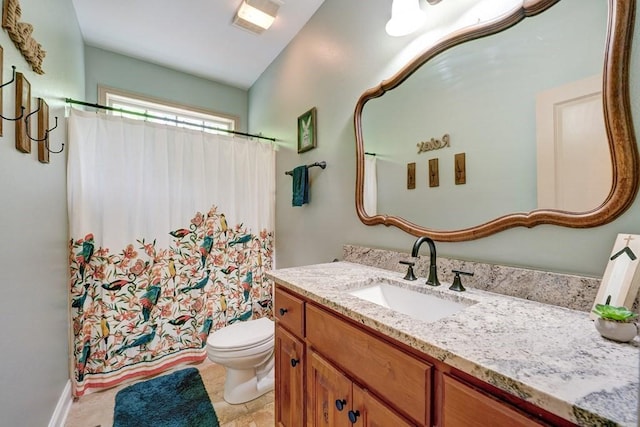 43 Morley Dr, Ellijay, GA 30540 - full bath with vanity, toilet, and curtained shower