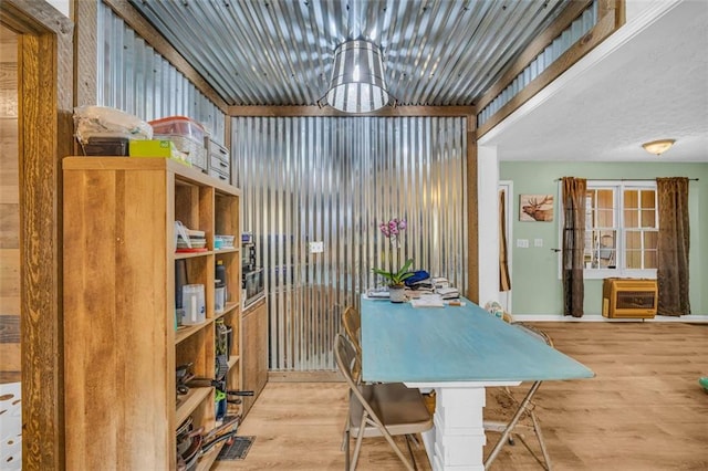 interior space featuring light hardwood / wood-style floors