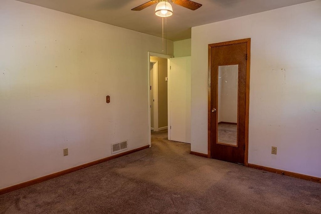 4370 Tradition Ter, Austell, GA 30106 - unfurnished room with a ceiling fan, carpet floors, and baseboards