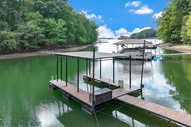 6144 Scott Dr, Flowery Branch, GA 30542 - dock featuring a water view