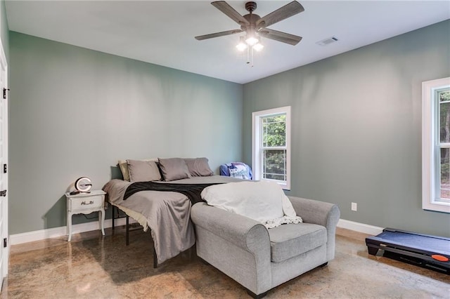 7269 Tyree Rd, Winston, GA 30187 - bedroom featuring multiple windows and ceiling fan