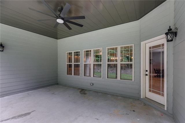 7269 Tyree Rd, Winston, GA 30187 - view of patio with a ceiling fan