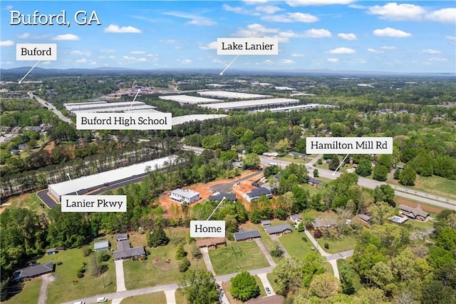 4238 Hamilton Mill Rd, Buford, GA 30519 - view of property location featuring a forest
