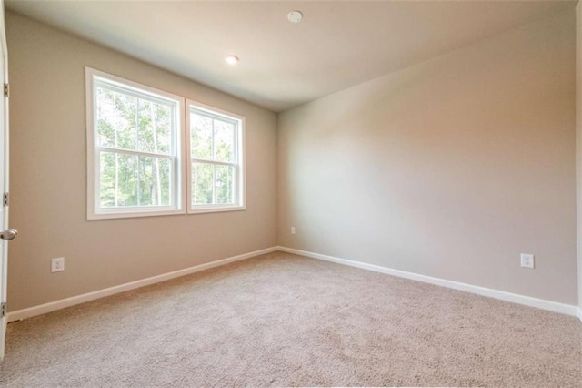 empty room with carpet floors