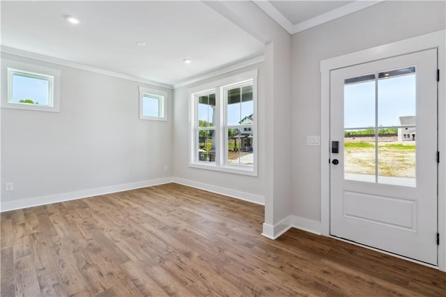 4002 Adler Cir, Buford, GA 30519 - interior space featuring plenty of natural light, wood finished floors, baseboards, and ornamental molding