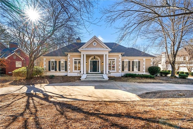 view of front of home