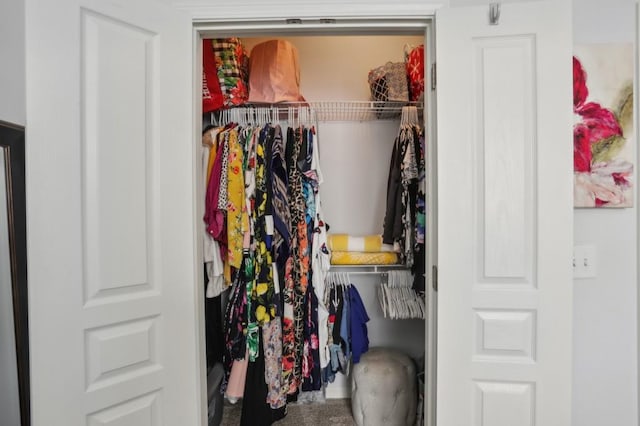 view of closet