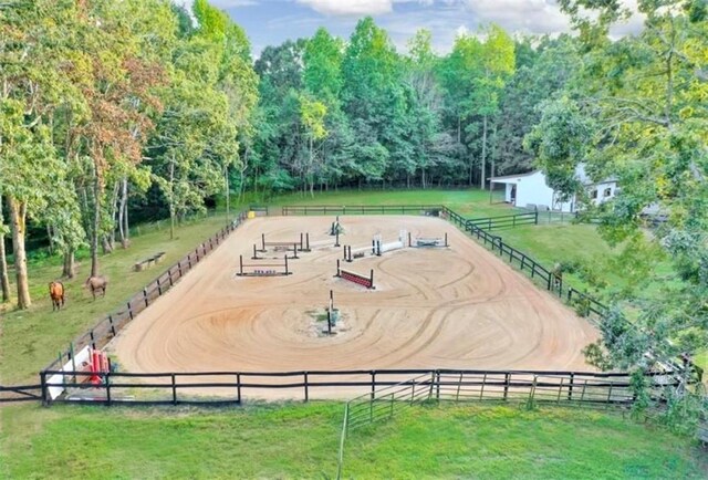 2203 Arbor Hill Rd, Canton, GA 30115 - view of home's community with an enclosed riding area and a rural view