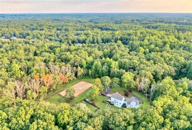2203 Arbor Hill Rd, Canton, GA 30115 - aerial view of property and surrounding area with a heavily wooded area