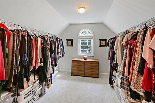 2203 Arbor Hill Rd, Canton, GA 30115 - spacious closet featuring carpet flooring and lofted ceiling