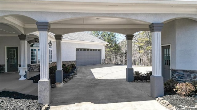 2150 Fincher Rd, Canton, GA 30114 - exterior space featuring an attached garage and driveway