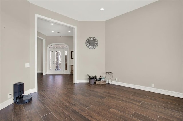 2150 Fincher Rd, Canton, GA 30114 - unfurnished room featuring recessed lighting, baseboards, and wood finished floors