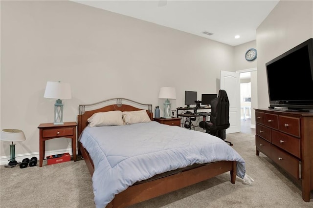 2150 Fincher Rd, Canton, GA 30114 - bedroom featuring visible vents, baseboards, and light carpet