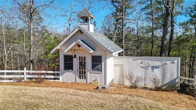 2150 Fincher Rd, Canton, GA 30114 - view of outdoor structure featuring an outbuilding and fence