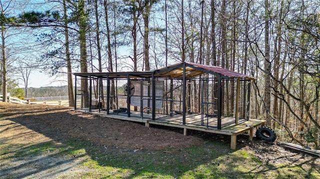 2150 Fincher Rd, Canton, GA 30114 - view of wooden deck