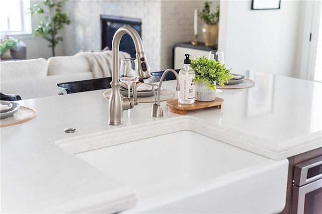 room details featuring sink