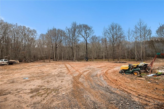 1275 Poole Bridge Rd, Hiram, GA 30141 - view of dirt / gravel road with a forest view