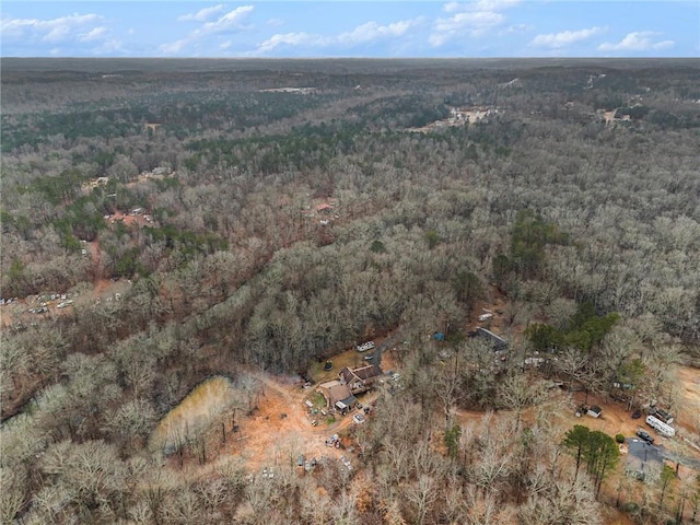 1275 Poole Bridge Rd, Hiram, GA 30141 - aerial view of property and surrounding area featuring a heavily wooded area
