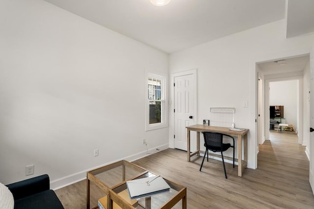 212 Haralson Ave NE, Atlanta, GA 30307 - office area featuring light wood finished floors and baseboards