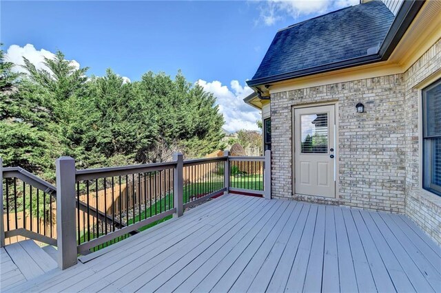 1054 Morgan Garner Dr SW, Lilburn, GA 30047 - view of wooden deck