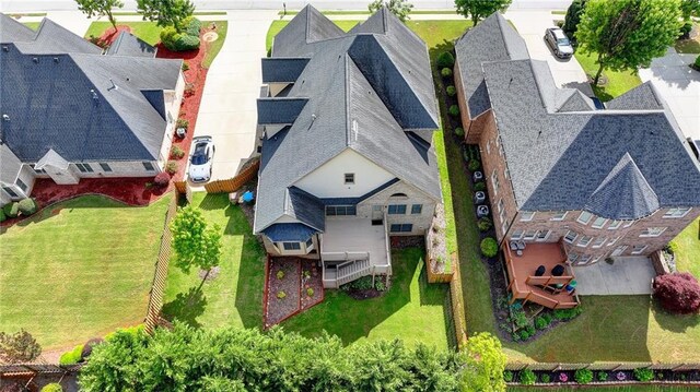 1054 Morgan Garner Dr SW, Lilburn, GA 30047 - aerial perspective of suburban area
