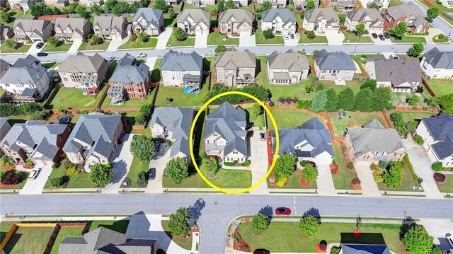 1054 Morgan Garner Dr SW, Lilburn, GA 30047 - aerial perspective of suburban area