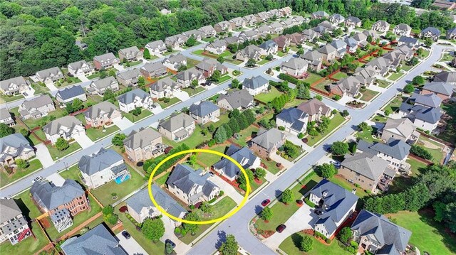 1054 Morgan Garner Dr SW, Lilburn, GA 30047 - aerial perspective of suburban area