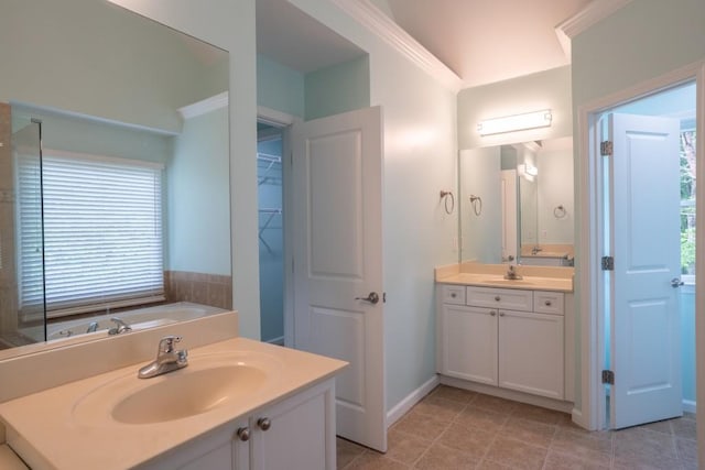 5746 Nix Bridge Rd, Gainesville, GA 30506 - full bathroom featuring vanity and a bath