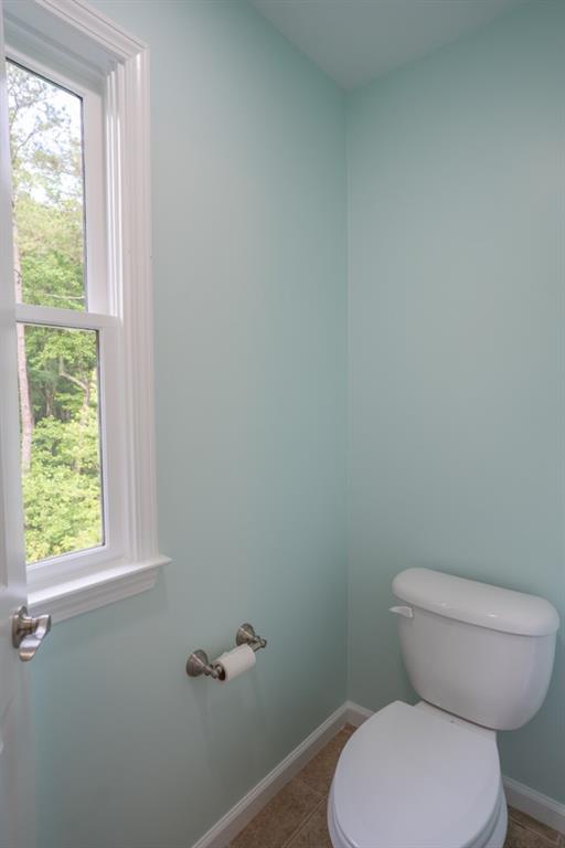 5746 Nix Bridge Rd, Gainesville, GA 30506 - bathroom with healthy amount of natural light, baseboards, and toilet
