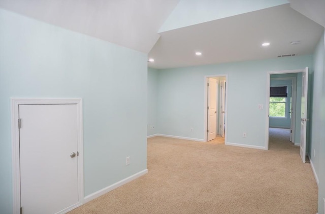 5746 Nix Bridge Rd, Gainesville, GA 30506 - unfurnished room featuring light carpet, recessed lighting, and baseboards