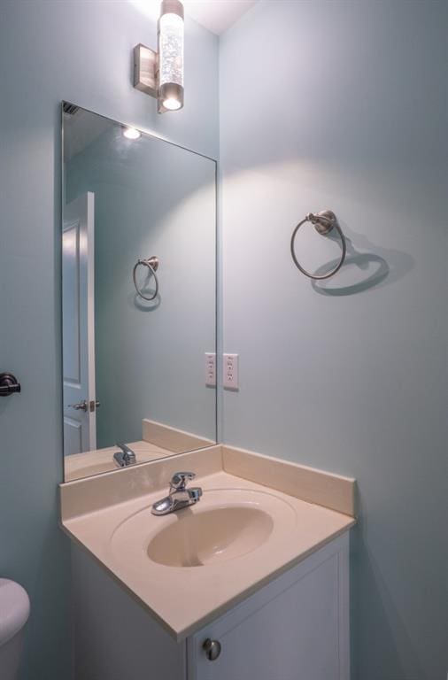 5746 Nix Bridge Rd, Gainesville, GA 30506 - bathroom with vanity and toilet