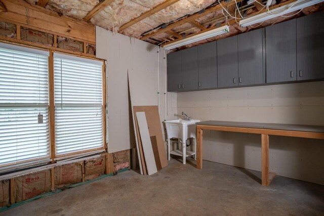 5746 Nix Bridge Rd, Gainesville, GA 30506 - basement featuring a sink