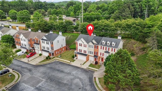 5989 Turfway Park Ct, Sugar Hill, GA 30518 - aerial view of a heavily wooded area