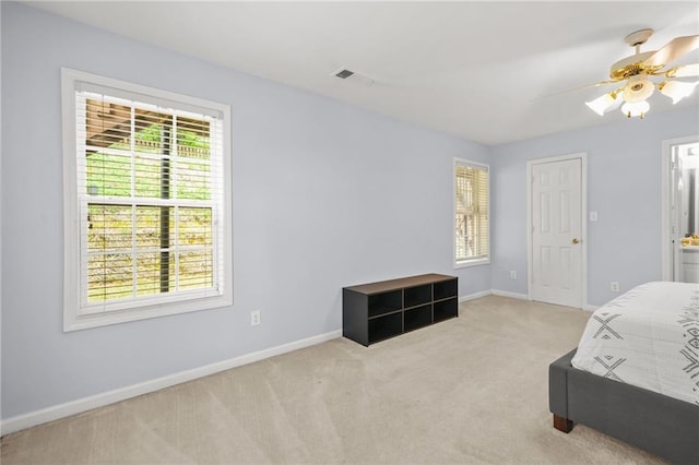 5989 Turfway Park Ct, Sugar Hill, GA 30518 - bedroom featuring carpet flooring, baseboards, and ceiling fan