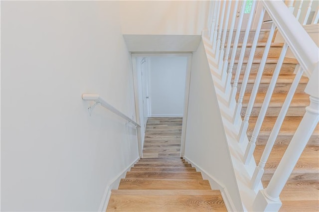 159 Aztec Way SE, Acworth, GA 30102 - stairway with wood finished floors