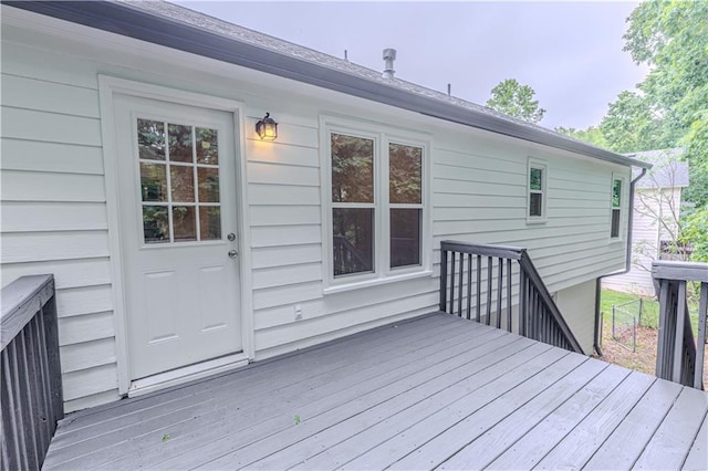 159 Aztec Way SE, Acworth, GA 30102 - view of wooden deck
