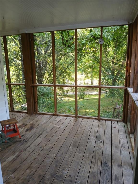 2218 Etowah River Rd, Dawsonville, GA 30534 - view of unfurnished sunroom