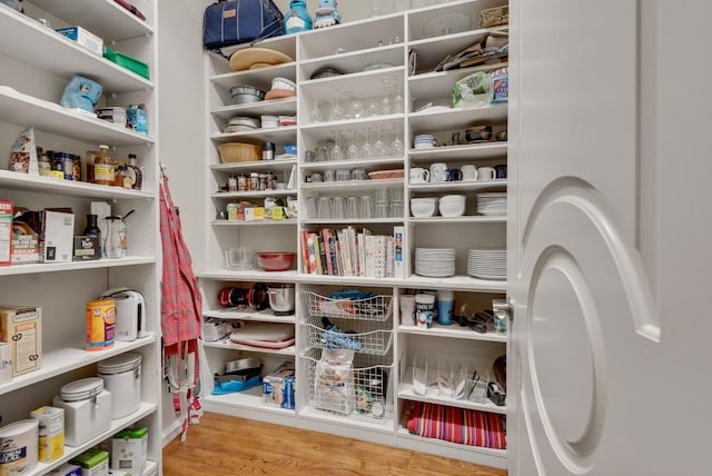 view of pantry