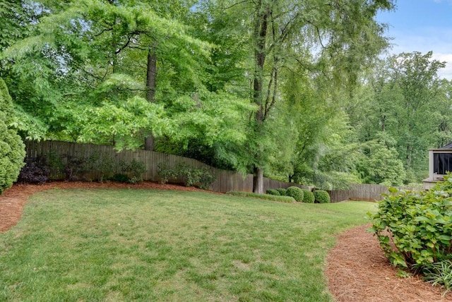 view of yard