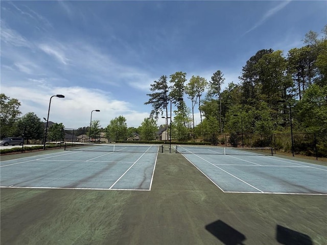 2873 Shoals Hill Ct, Dacula, GA 30019 - view of tennis court with community basketball court