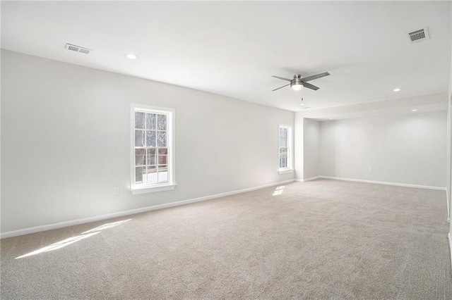 10950 Glenhurst, Duluth, GA 30097 - carpeted empty room featuring ceiling fan and recessed lighting