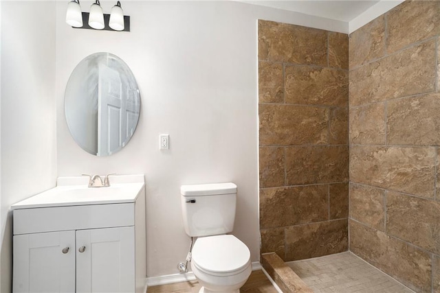 10950 Glenhurst, Duluth, GA 30097 - bathroom with vanity and a tile shower