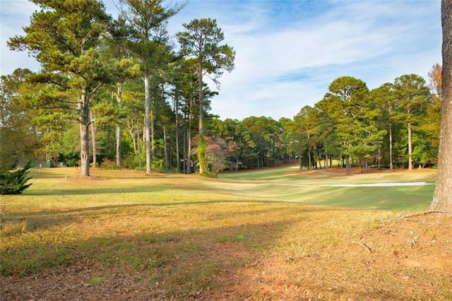 surrounding community featuring a lawn