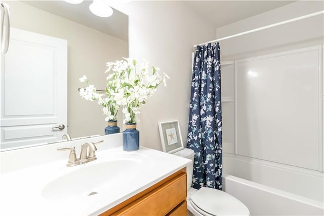 441 Spring View Dr, Woodstock, GA 30188 - bathroom featuring vanity and shower / bath combination with curtain
