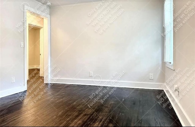 1914 N Ave NW, Atlanta, GA 30318 - empty room featuring dark wood finished floors and baseboards