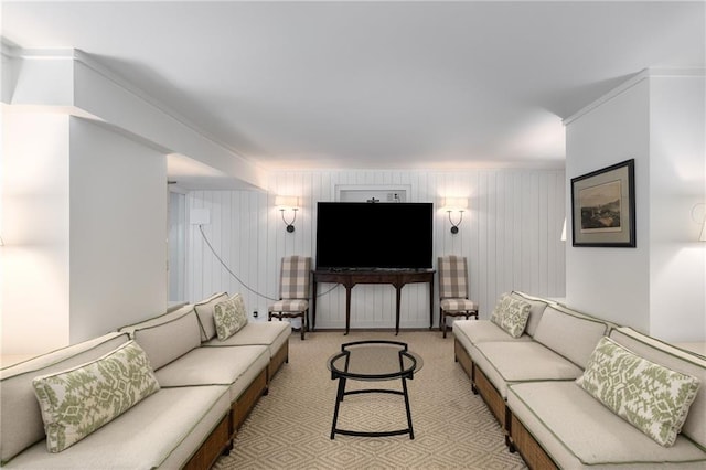 1325 Peachtree St NE Unit 401, Atlanta, GA 30309 - living area featuring light carpet