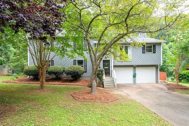 1140 Reading Dr NW, Acworth, GA 30102 - view of front of home with an attached garage and driveway