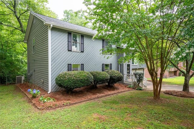 1140 Reading Dr NW, Acworth, GA 30102 - view of front of property with a garage, a front yard, and driveway